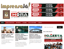 Tablet Screenshot of imprensaja.com.br